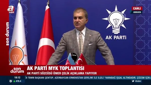 AK Parti Sözcüsü Ömer Çelik'ten MYK sonrası önemli açıklamalar | Video