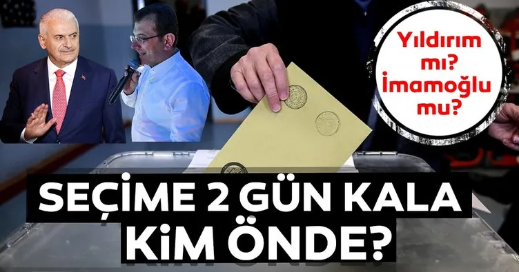 Son dakika seçim anketi haberi: İstanbul seçim sonuçları için Yıldırım mı İmamoğlu mu? 23 Haziran 2019 seçim anketi sonuçları