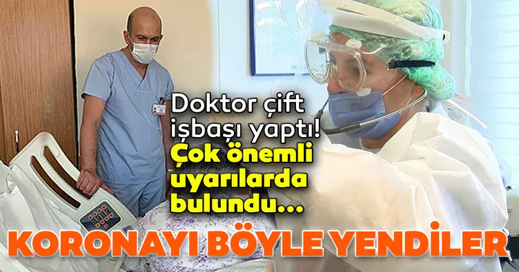 Coronavirüsü yenen doktor çiftten çok önemli uyarılar! İkisi de farklı süreçler yaşadı...