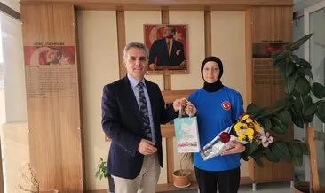 Amasyalı Rüveyda 15 yaşında milli takıma seçildi #amasya