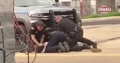 ABD polisi yine dehşet saçtı! Kafasını beton zemine vurarak darp etti | Video