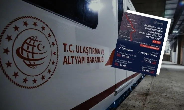 İstanbul’a bir metro hattı daha! Bakan Uraloğlu açılış tarihini duyurdu: Yolculuk 13,5 dakika olacak
