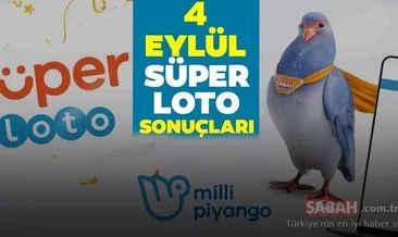 Süper Loto sonuçları TIKLA-SORGULA I Milli Piyango Online ile 4 Eylül Süper Loto sonuçları sorgulama: MPİ bilet sorgulama!