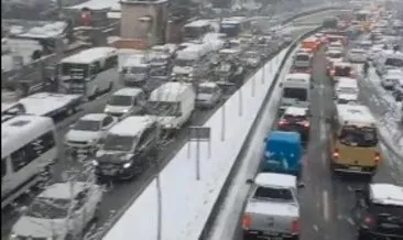 İstanbul’da kar yağdı hayat durdu #istanbul