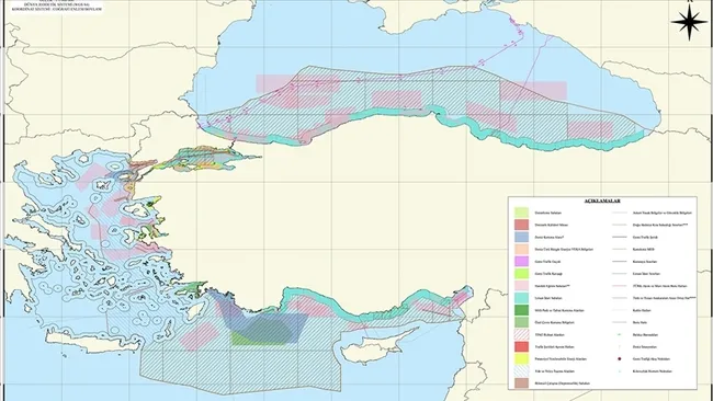 Türkiye'nin ulusal Deniz Planlama Haritasına yeni