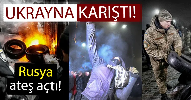 Ukrayna’da Rusya karşıtı protestolar