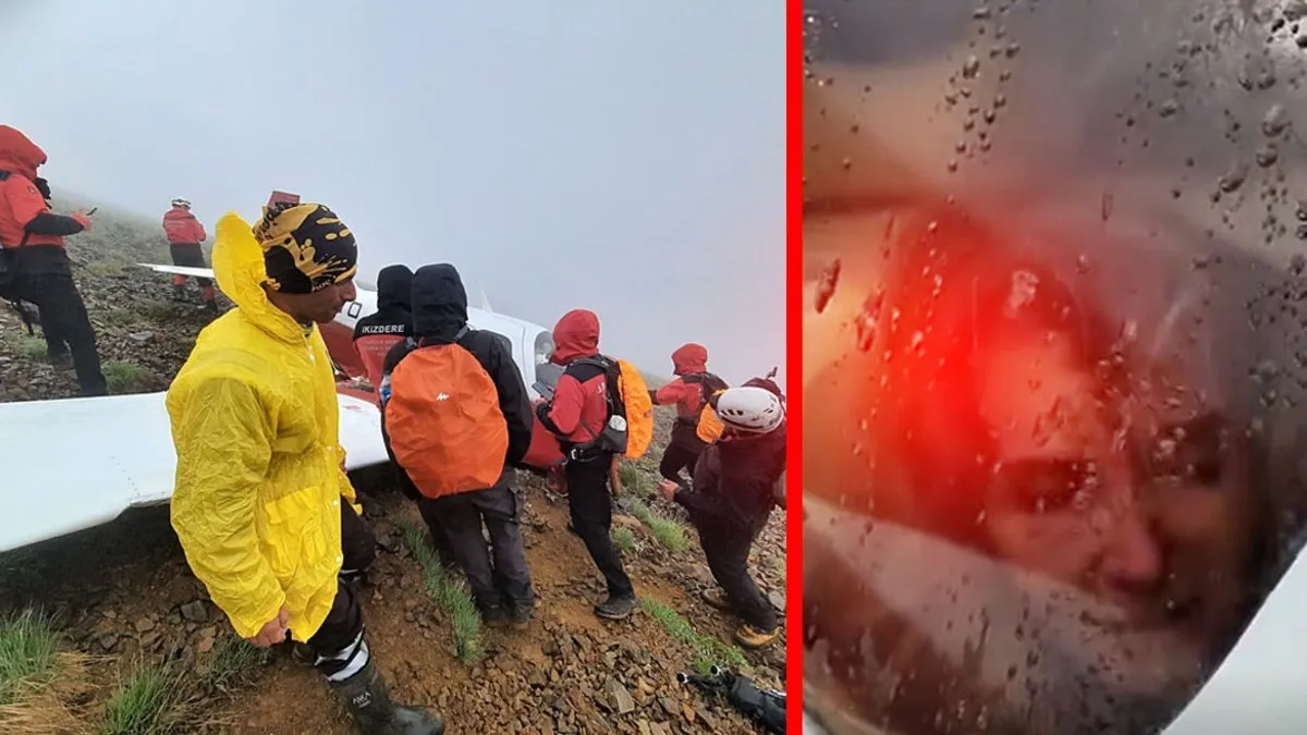 Kaçkar Dağları’nda düşen uçaktan mucize kurtuluş! Yolcu o anları anlattı: Pilota çok alçaktan uçuyoruz dedim ama...