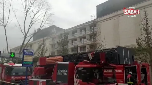 Çırağan Sarayı'nın otel bölümünde yangın çıktı | Video