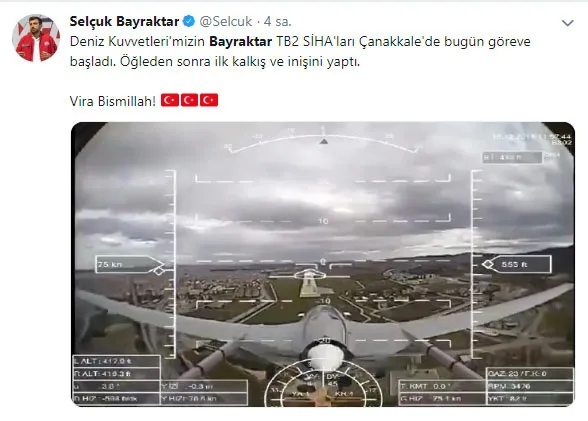 Bayraktar, Deniz Kuvvetleri için uçmaya başladı - 1