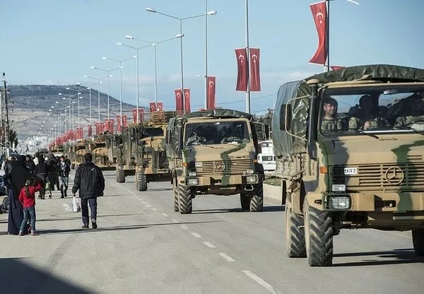 50 'Kirpi' Afrin'e doğru gidiyor