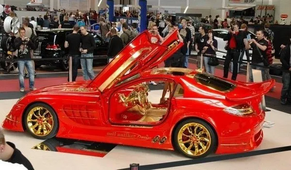 Altın kaplama Mercedes
