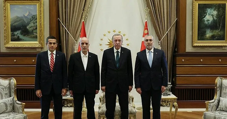 Başkan Erdoğan, işçi ve işveren temsilcilerini kabul etti