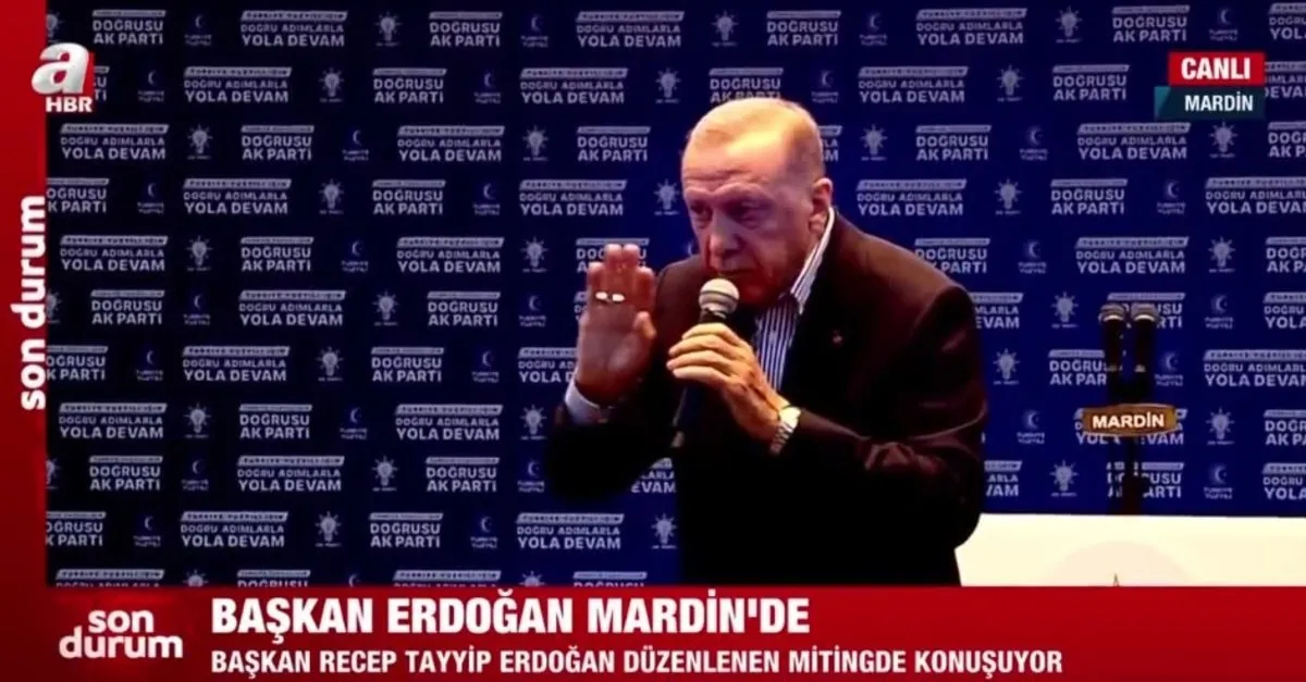 Başkan Recep Tayyip Erdoğan'dan Mardin'de önemli açıklamalar | Video