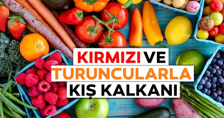 Kırmızı ve turuncularla kış kalkanı