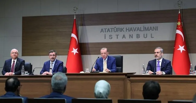 Son dakika: Başkan Erdoğan’dan kritik zirve öncesi NATO liderlerine çağrı: AB kapısını açın İsveç’in önünü açalım