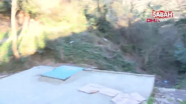 Sarıyer'de ormanda çöp konteynerine yazılan not cesede götürdü | Video