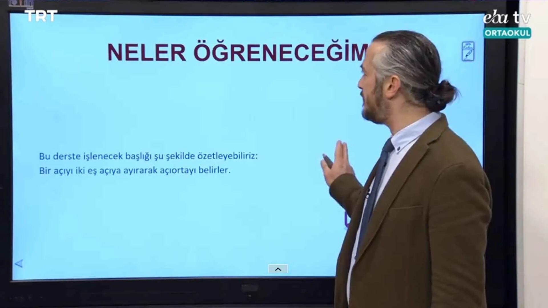 eba tv 7 sinif matematik konu aciortay