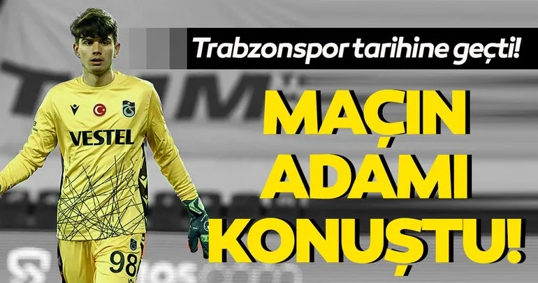 Trabzonspor tarihine geçen Kağan Moradaoğlu: Maçta özgüvenim...