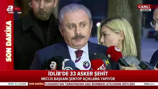 Meclis Başkanı Mustafa Şentop'tan İdlib açıklaması ''Türkiye gerekeni yapıyor'' | Video