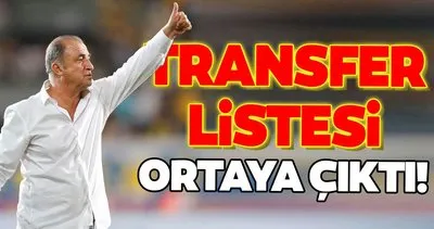 Galatasaray’da Fatih Terim’in transfer listesi ortaya çıktı!