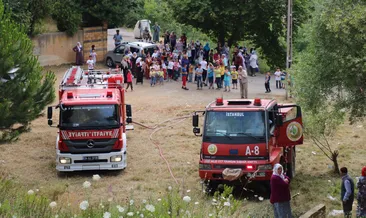 Kartal’da korkutan orman yangını