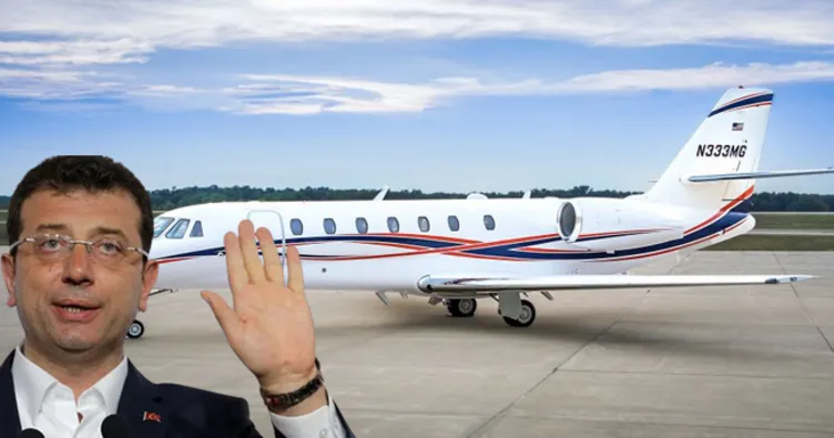 İmamoğlu’nun özel uçak keyfi! Maaile maç izlemeye gitti...