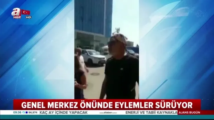 CHP Genel Merkezi önünde eylem sürüyor