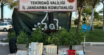 Uyuşturucu imalathanesine baskın şüpheli aranıyor #tekirdag