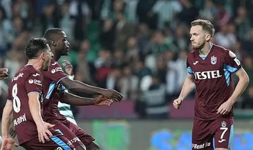 Trabzonspor, deplasmanda Konyaspor’u 3-1 mağlup etti