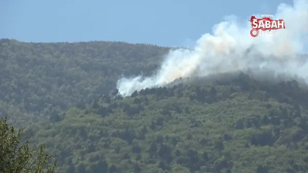 Uludağ eteklerinde yangın: Çok sayıda ekip yangına müdahale ediyor | Video