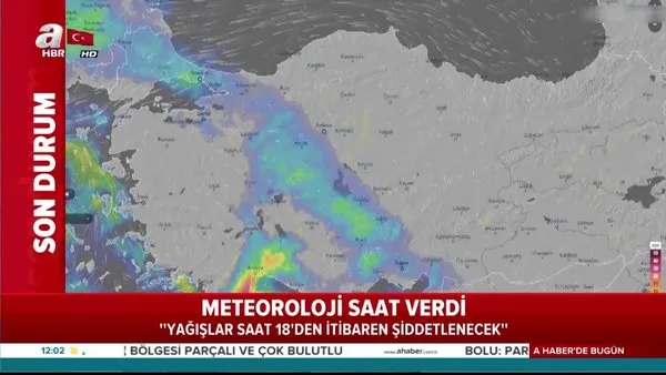 İlk kırmızı kodlu uyarının yapıldığı Antalya'da yağış başladı