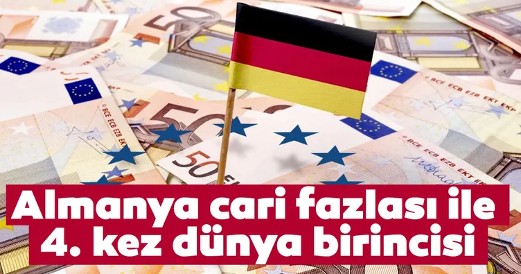 Almanya, 2019’daki cari fazlası ile 4’üncü kez dünya birincisi oldu