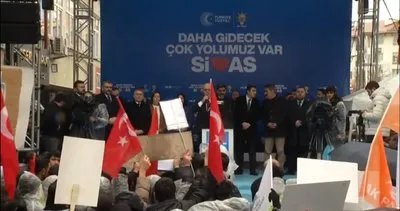 Sivas Belediye Başkanı Hilmi Bilgin meşalelerle karşılandı
