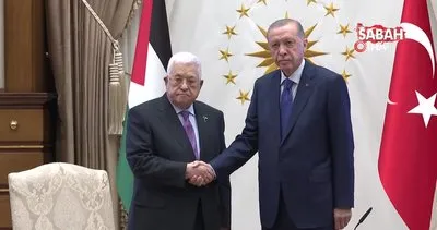 Cumhurbaşkanı Erdoğan Filistin Devlet Başkanı Mahmud Abbas ve Hamas Lideri İsmail Haniyye’yi kabul etti | Video