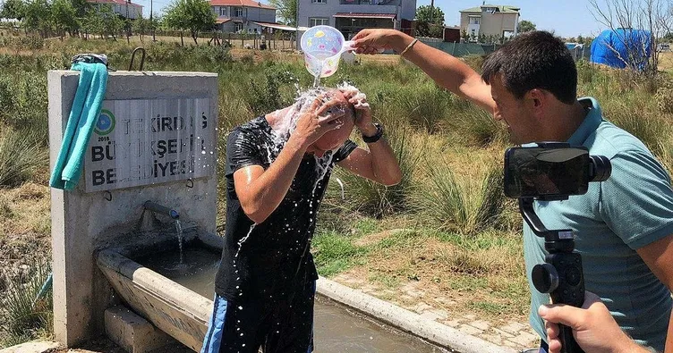 Yalakta su protestosu