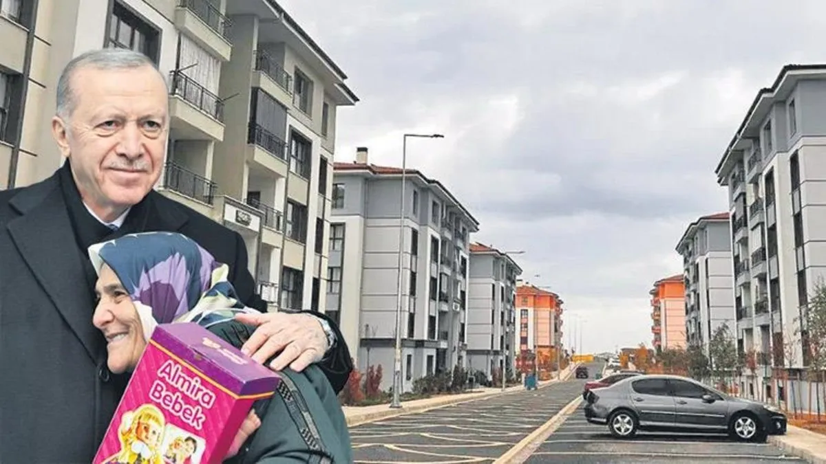 201 bininci deprem konutu tamam: Vatandaşımıza sözümüzü tuttuk