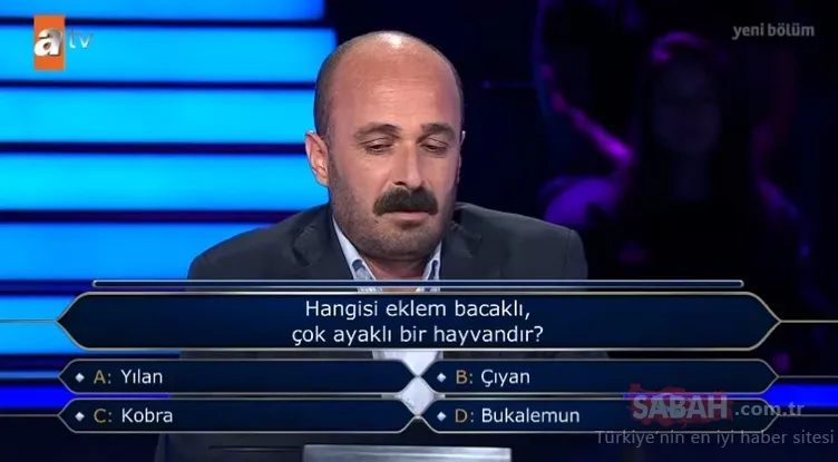 Kim Milyoner Olmak İster?’e damga vurdu! Kim Milyoner Olmak İster?’de eğlenceli anlar!