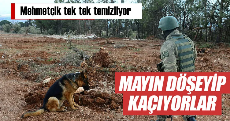 Kaçarken köylere mayın döşüyorlar