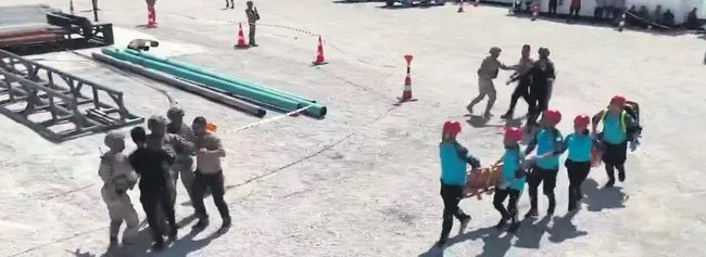 Gabar Dağı Yangın Tatbikatı