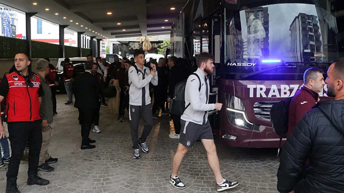 Trabzonspor, Türkiye Kupası finali için Gaziantep’te