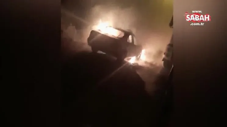 Bodrum’da otomobil alev topuna döndü | Video