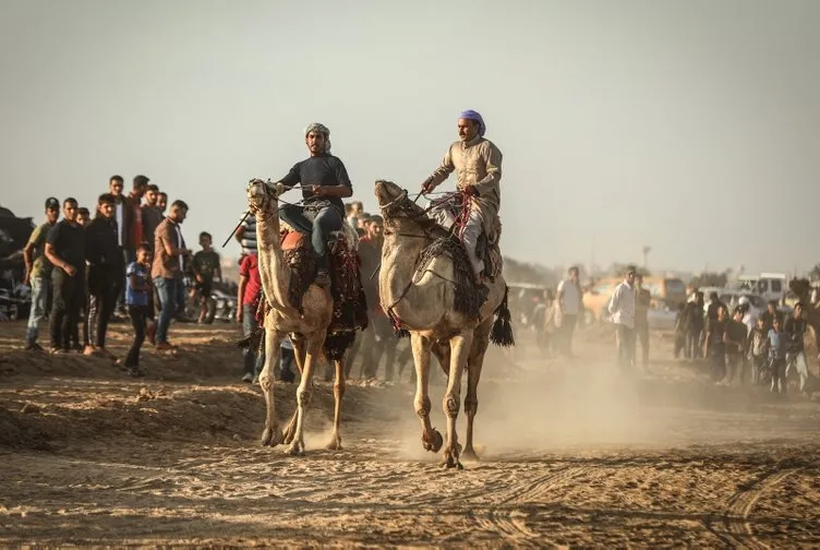 Gazze’de deve yarışı