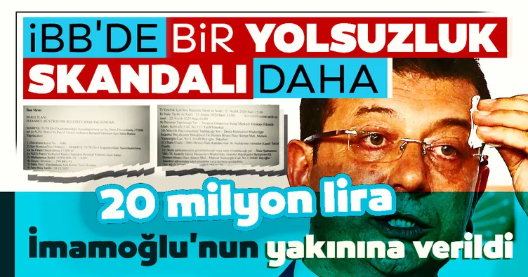 İBB’de bir yolsuzluk skandalı daha