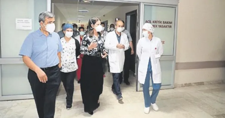 Rektör Tuncel acil servisi denetledi