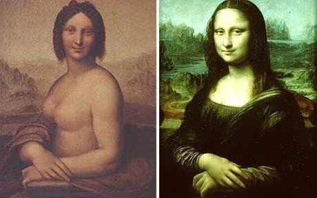 Mona Lisa çıplak!