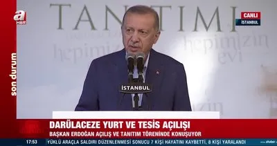 Başkan Recep Tayyip Erdoğan yurt provokasyonuna yanıt verdi: Yalan söylüyorsunuz, hayatınız yalan | Video