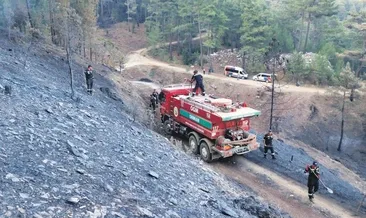 Köyceğiz’de alevler vadiye hapsoldu