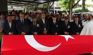 Kıbrıs Gazisi Kemal Şentuna son yolculuğuna uğurlandı