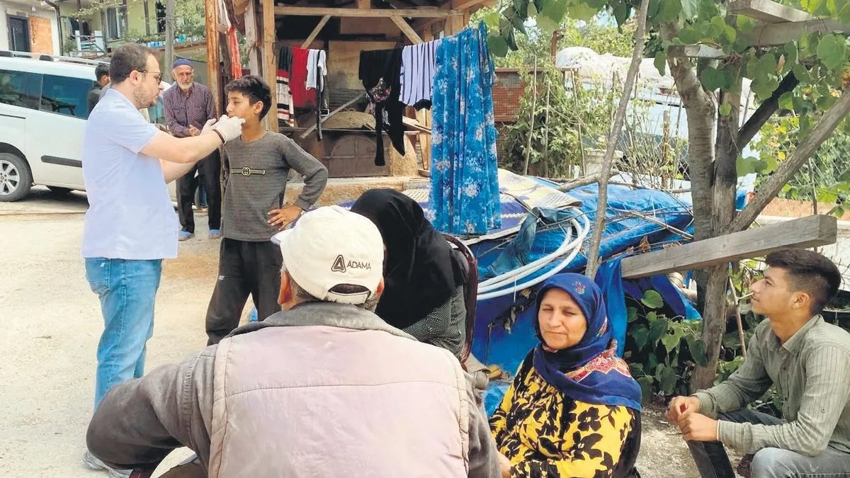 Mevsimlik tarım işçilerine sağlık taraması