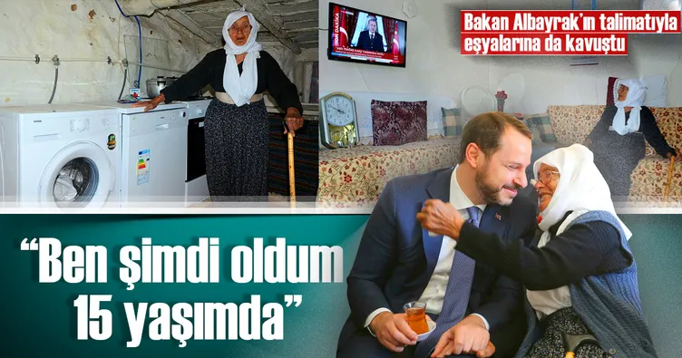 Ben şimdi oldum 15 yaşımda